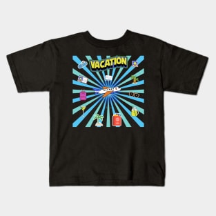 Summer vacation mood Kids T-Shirt